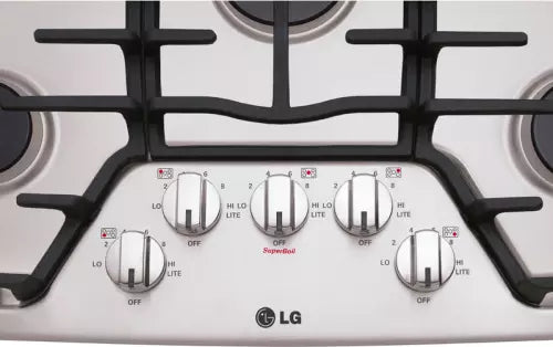 LCG3011ST LG 30" Gas Cooktop with 5 burners