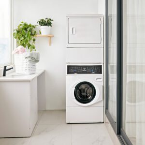 SF7007WE Stacked Laundry Center White