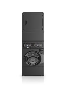 SF7007BE Stacked Laundry Center Black