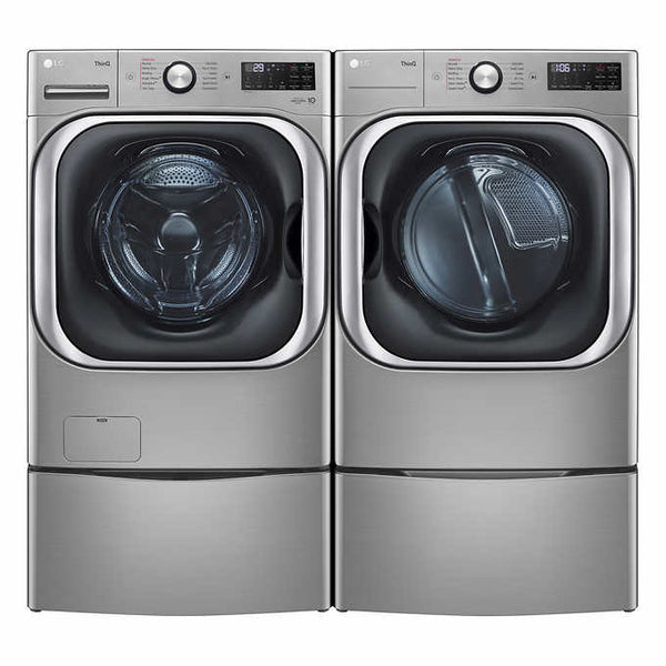 LG ThinQ 8981 Laundry Suite - GAS - with Pedestal Washer