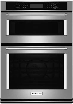 KOCE500ESS KitchenAid 30" Double Combination Electric Wall Oven