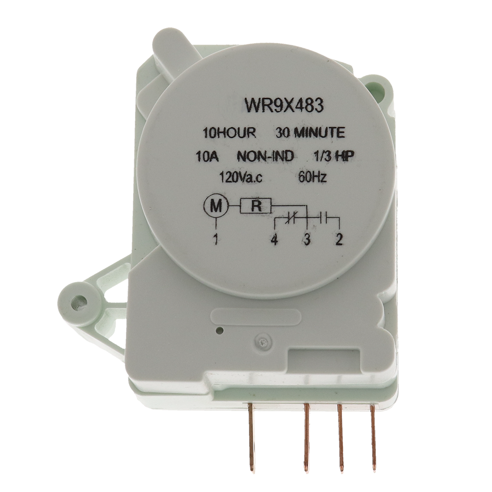 WR9X483 Refrigerator Defrost Timer Replacement – Compatible With GE Models, Replaces WR09X10130, PS310852 & More