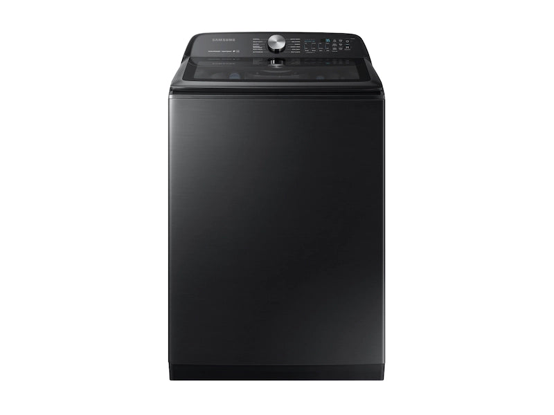 WA50R5400AV Samsung 5.0 cu. ft. Top Load Washer with Super Speed in Black Stainless Steel