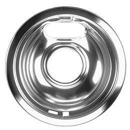 DB6WH 6" Drip Pan - Chrome - Highway 61 Appliance Parts