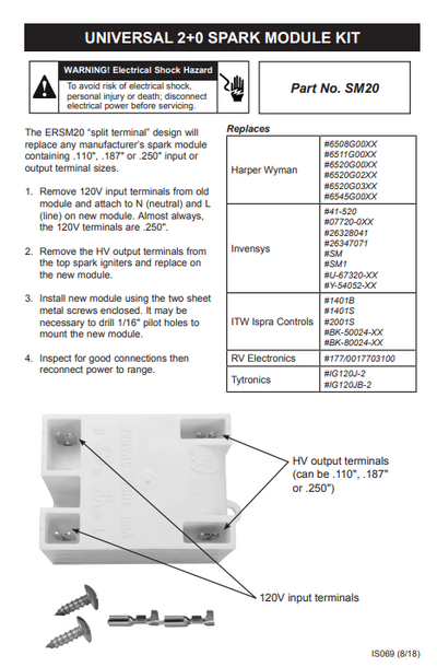 SM20 Range Spark Module - Universal